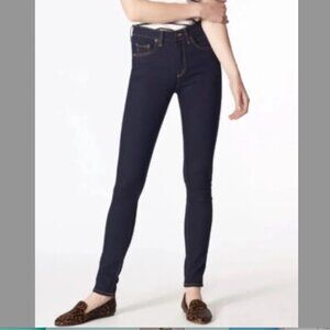 Veronica Beard Womens Kate 10" High Waist Skinny Jeans Indigo Size 27